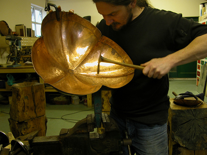 Merchant-and-Makers-Michael-Johnson-The-Copper-Works-Newlyn-2-Michael-Working-on-Font