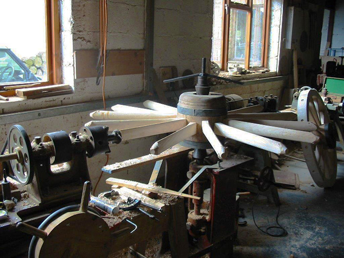 Merchant-and-Makers-Mike-Rowland-and-Son-Wheelwrights-14-Making-Tenons