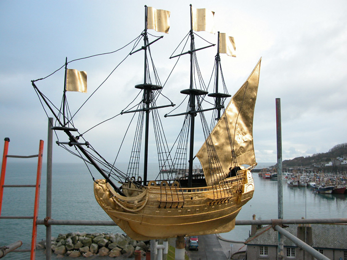 Merchant-and-Makers-Newlyn-Copper-Michael-Johnson-17-Galleon-Restored