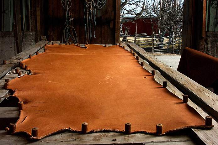 Merchant-and-Makers-Bole-Tannery-Spruce-Bark-Leather-17-Hide-Drying