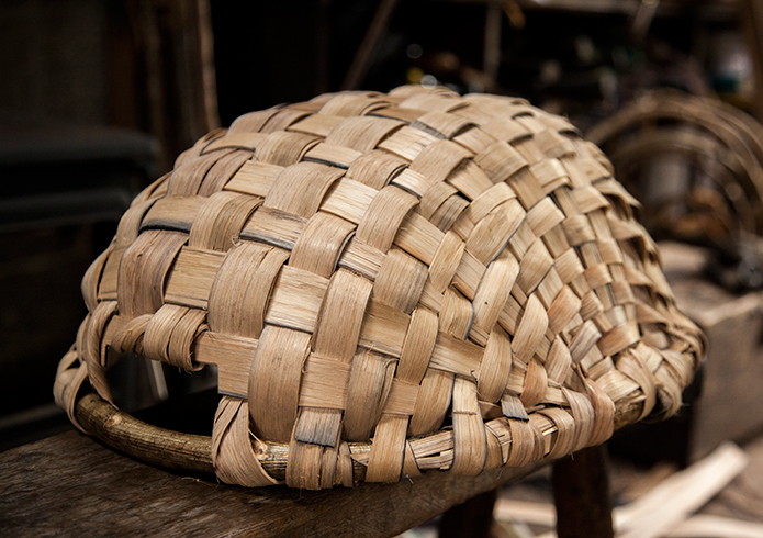 Merchant-and-Makers-How-To-Make-A-Cumbrian-Oak-Swill-Basket-38-Upturned-Swill