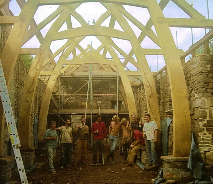 Merchant-and-Makers-Alan-Ritchie-Hewnwood-3-Cruck-Frame-Barn